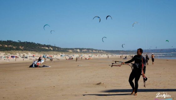 cuidados na época balnear kitesurf