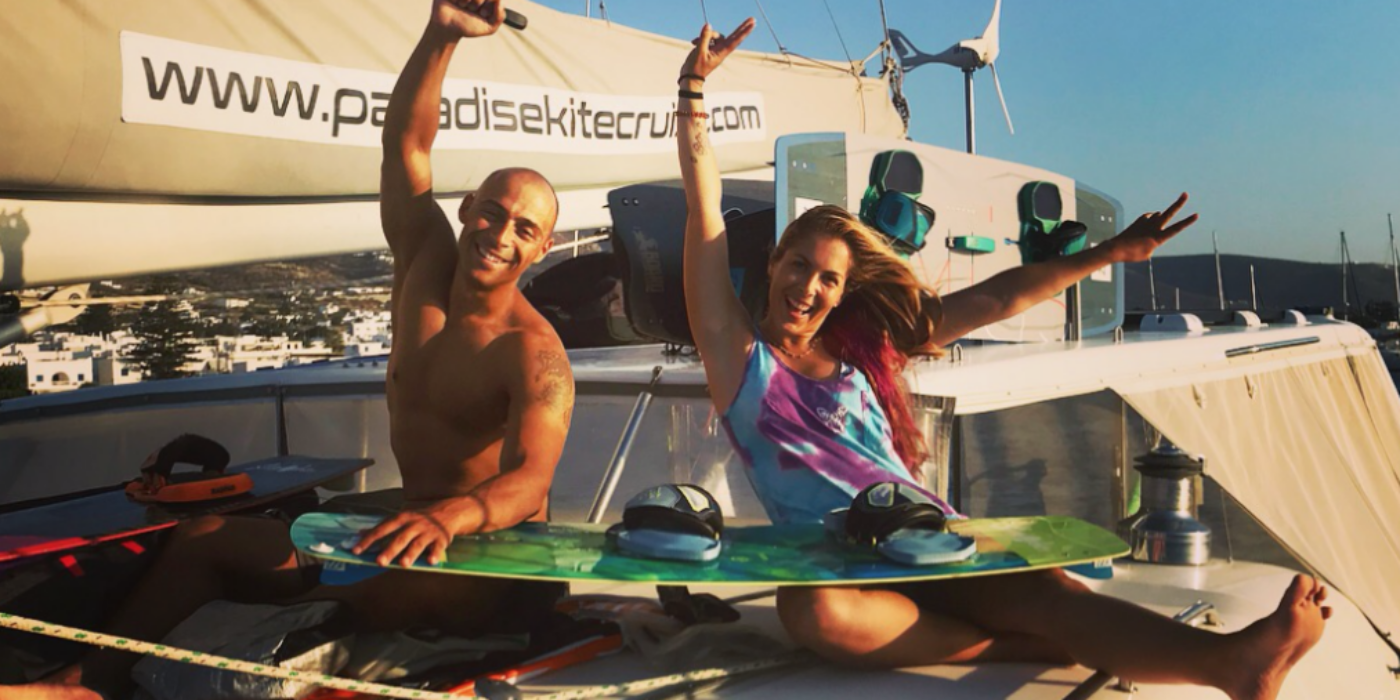 Ana Silva e Dionisio Luis kite couple