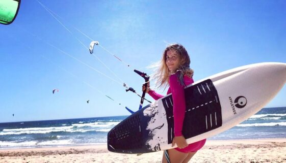 Ana Silva 10 anos de kitesurf