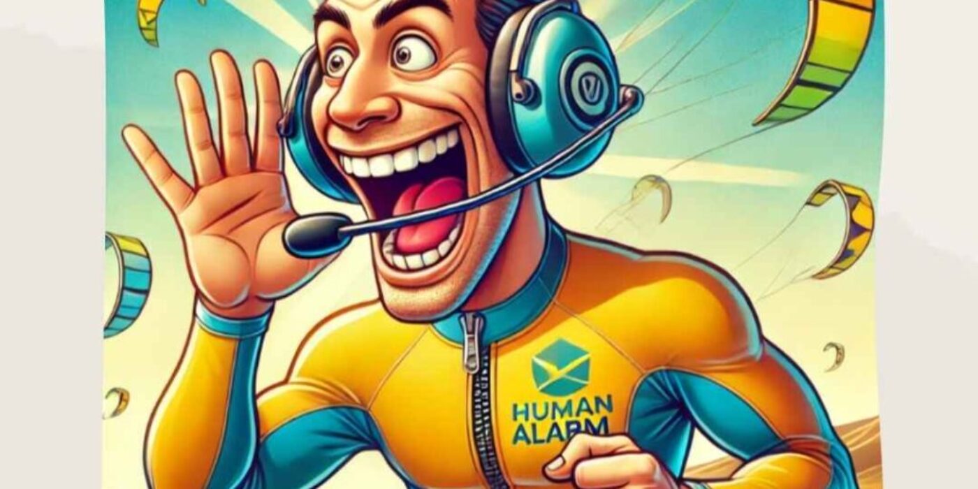 superpoder kitesurf alarme humano