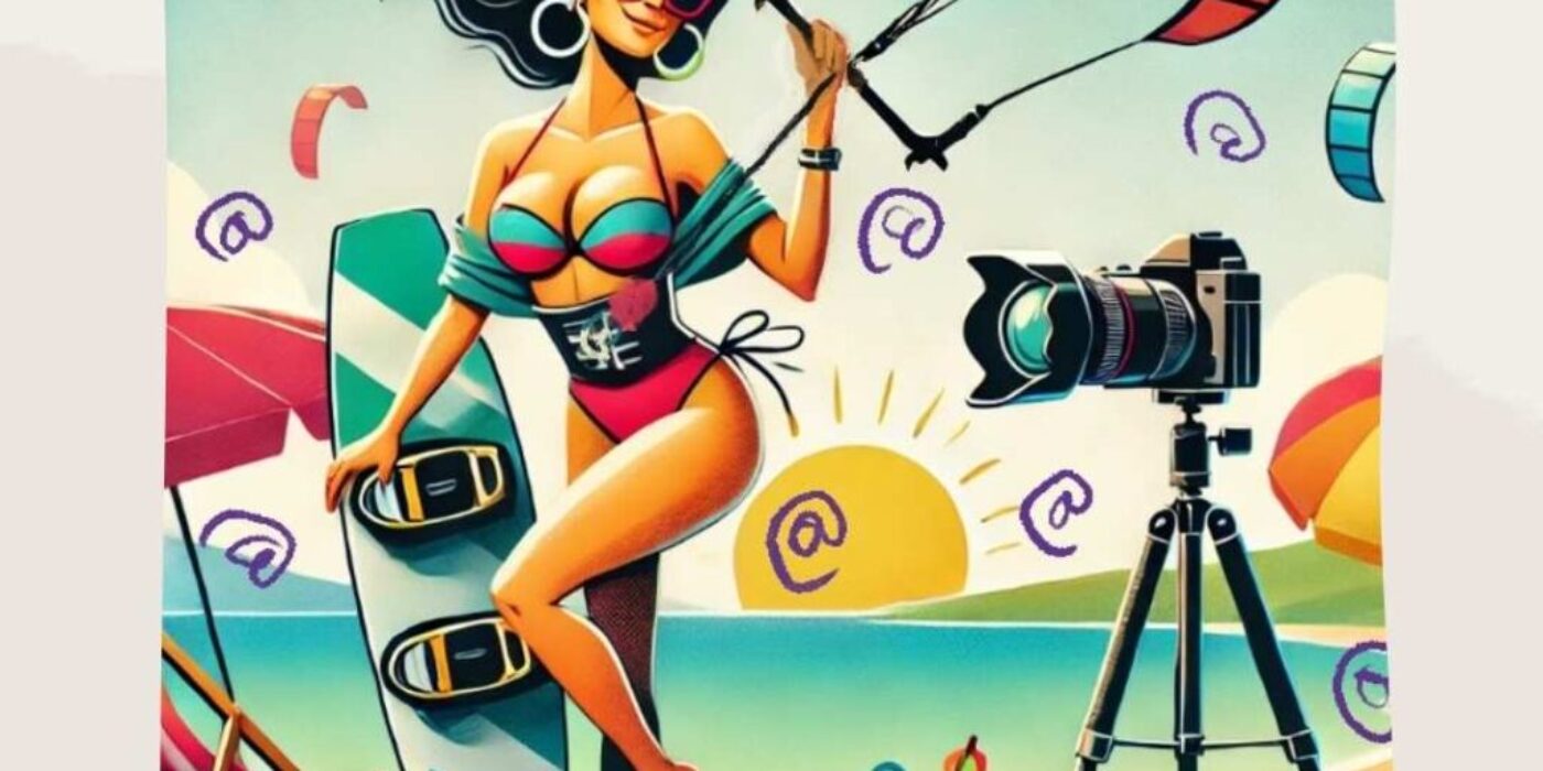 superpoder kitesurf influencer do vento