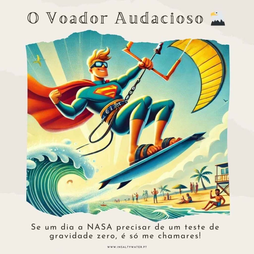 superpoder kitesurf voador